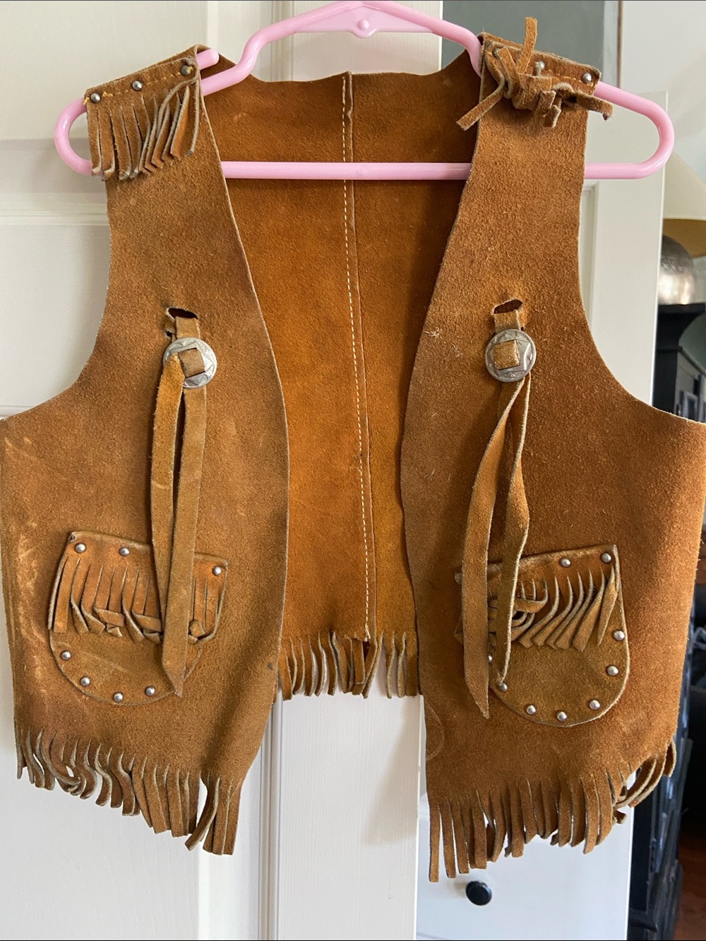 Vintage Sears Suede Western Vest